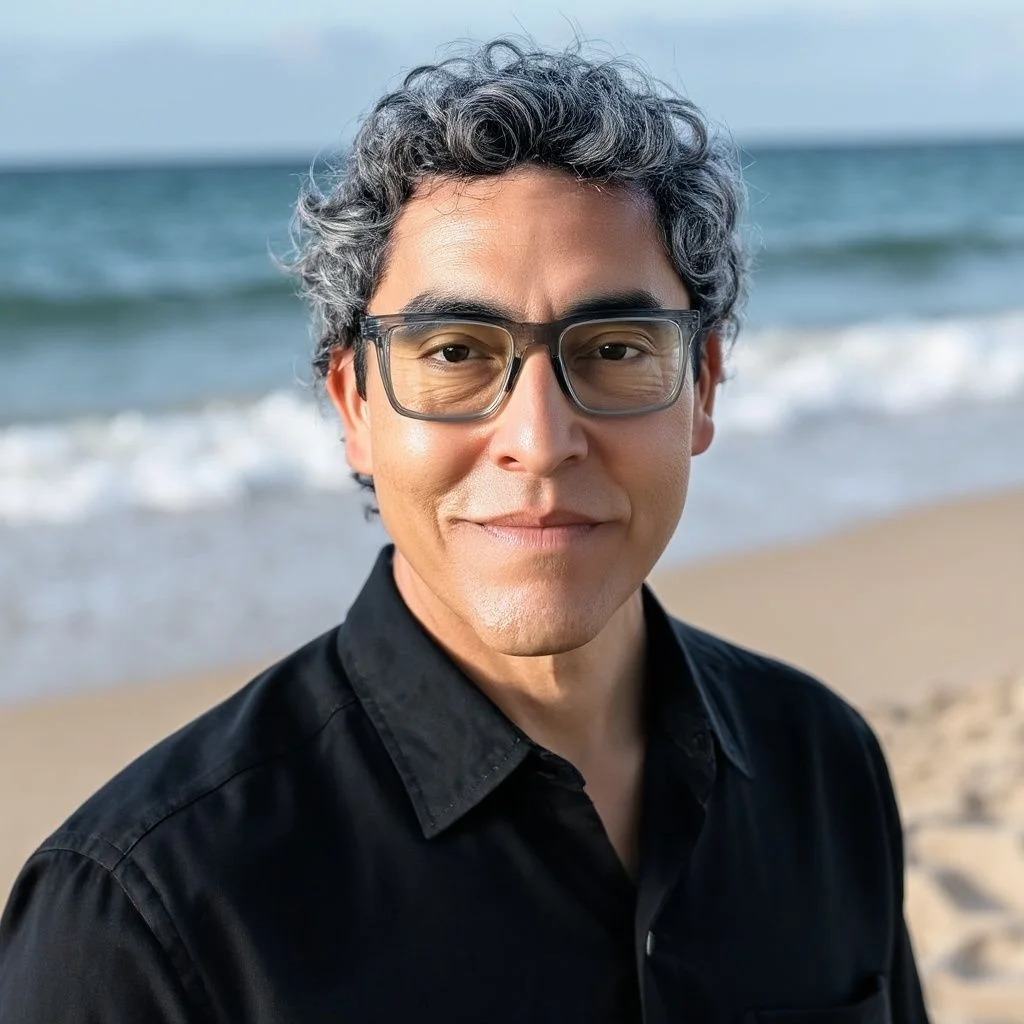 Edward Paul Correa at the beach